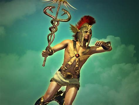 hermes god of messengers.